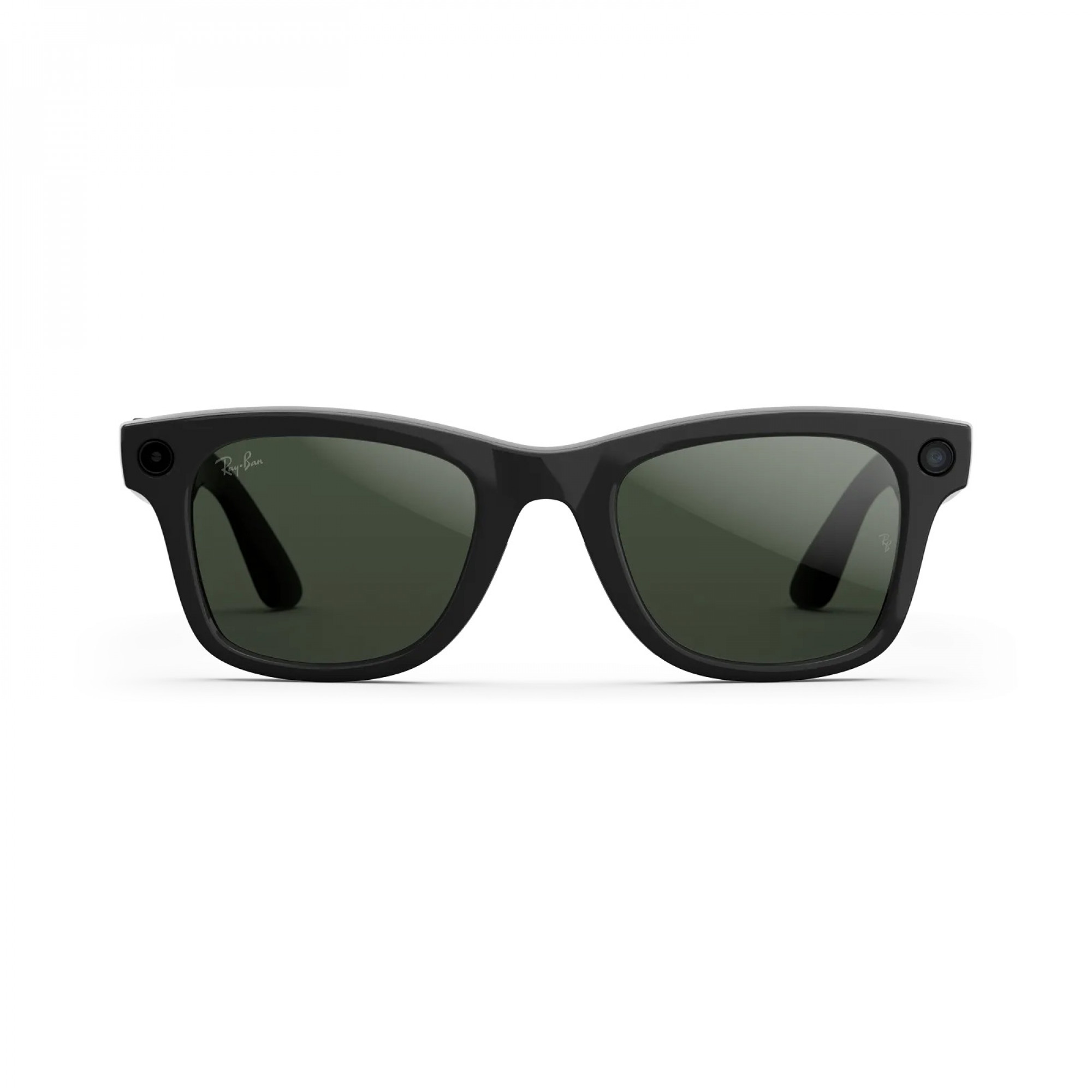Смарт-очки Ray-Ban Meta Wayfarer (Gen 2) Shiny Black, Lens color : Clear to Graphite Green